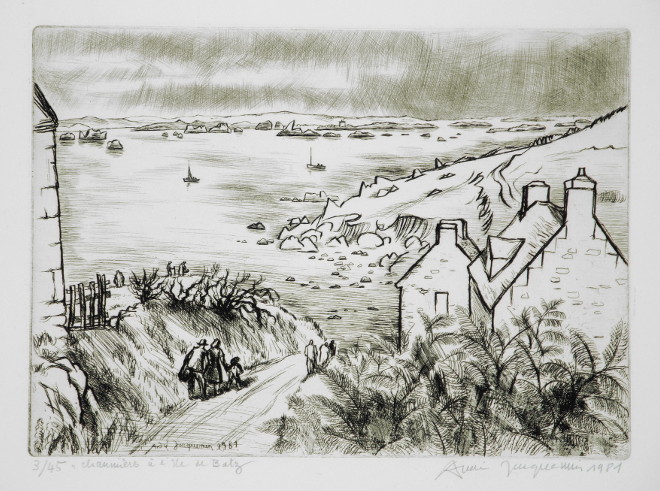 André Jacquemin, Chaumière à l'île de Batz