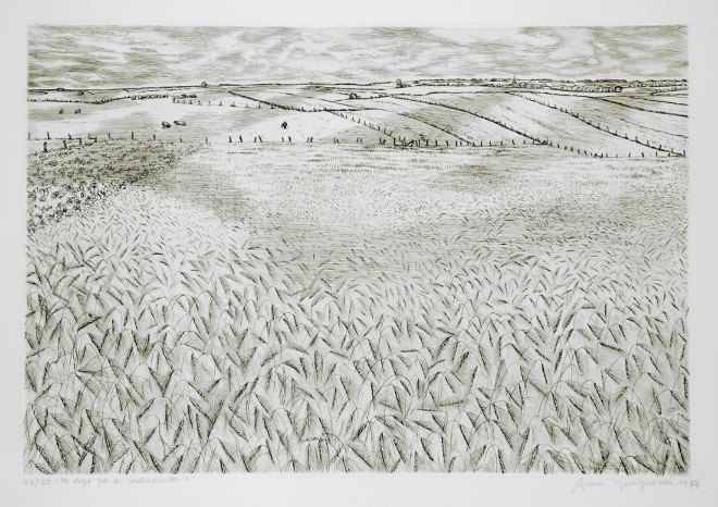 Les orges près de Contrexéville by André Jacquemin