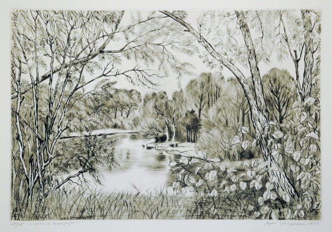 André Jacquemin, Rivière en Bourgogne