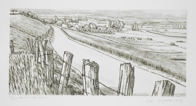 André Jacquemin, Route sur la colline inspirée