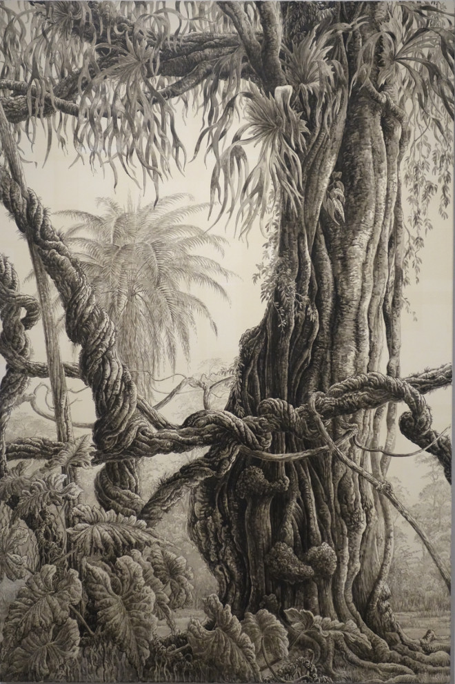François Houtin, L'arbre aux bois de cerf