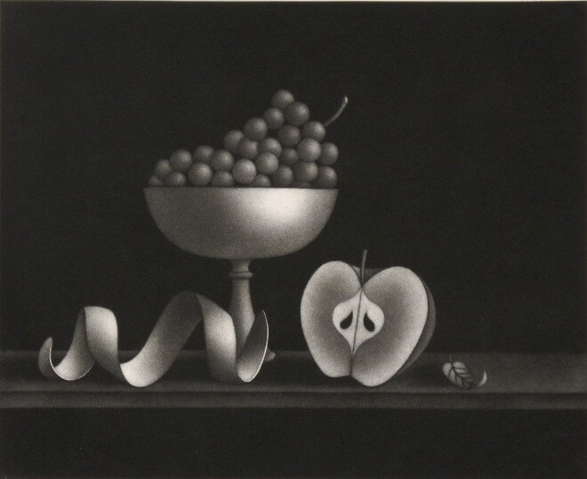 Mario Avati, Nature morte à la feuille timide
