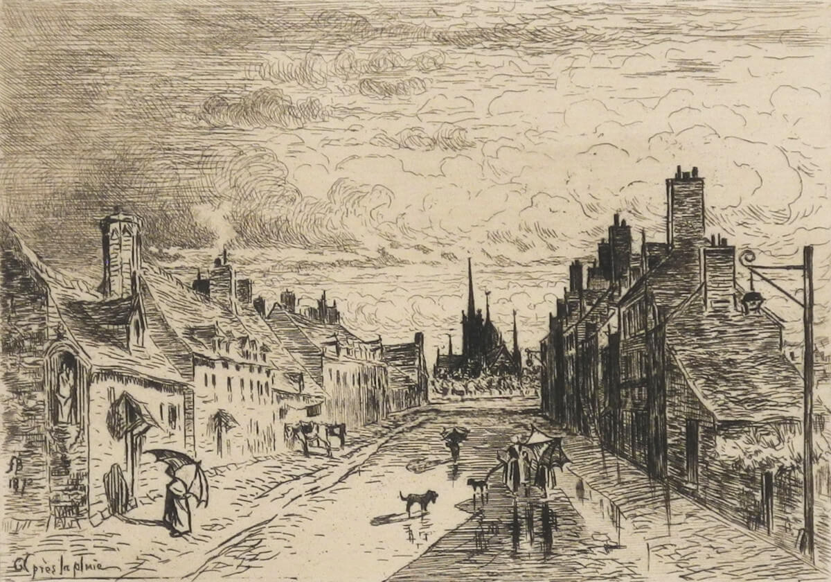 Félix Buhot, Ma petite ville