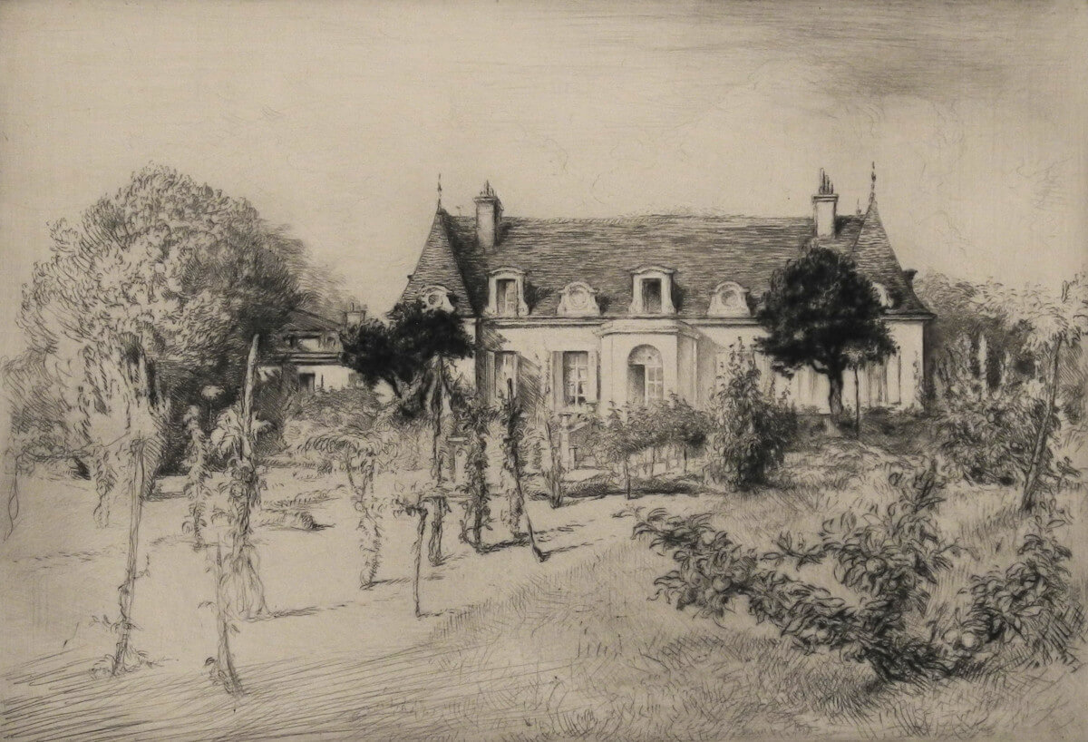 Edgar Chahine, La Béchellerie, maison d'Anatole France