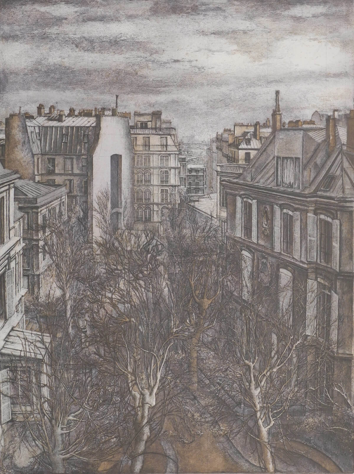 Érik Desmazières, Paris, 11 boulevard de Clichy