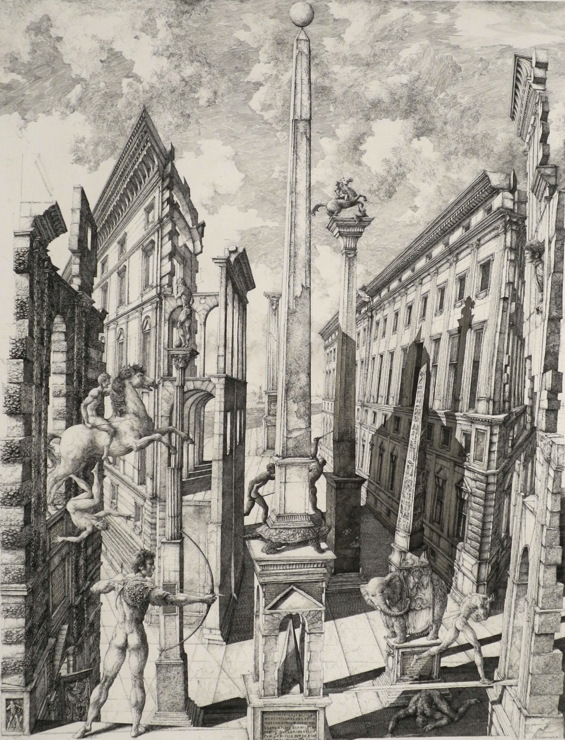 Érik Desmazières, Le Sac de Rome