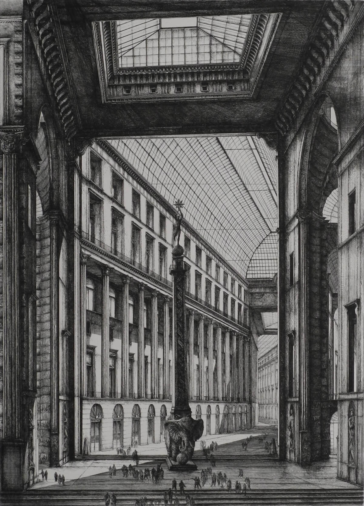 Érik Desmazières, Passage Verdeau