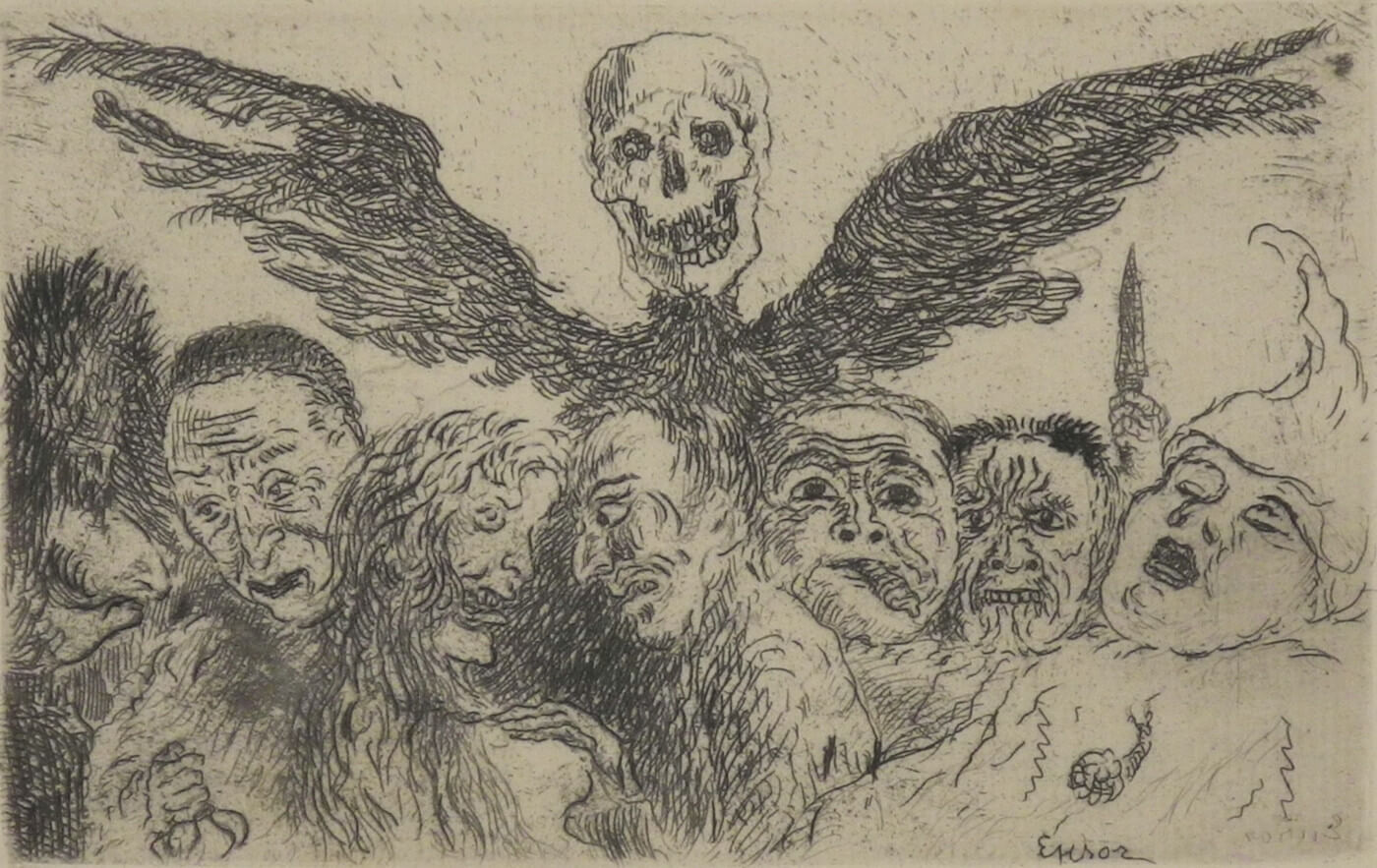 James Ensor, Les péchés capitaux dominés par la mort