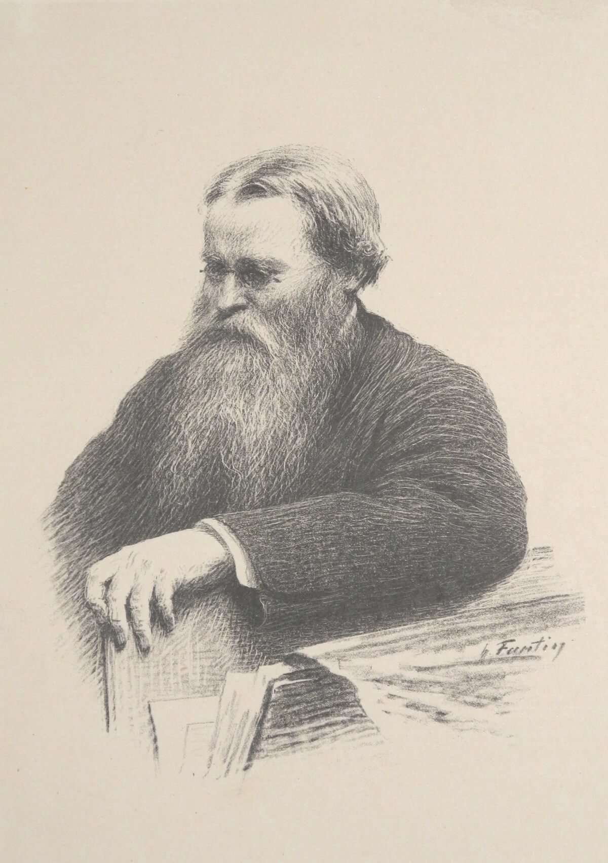 Henri Fantin-Latour, Portrait d'Edwin Edwards