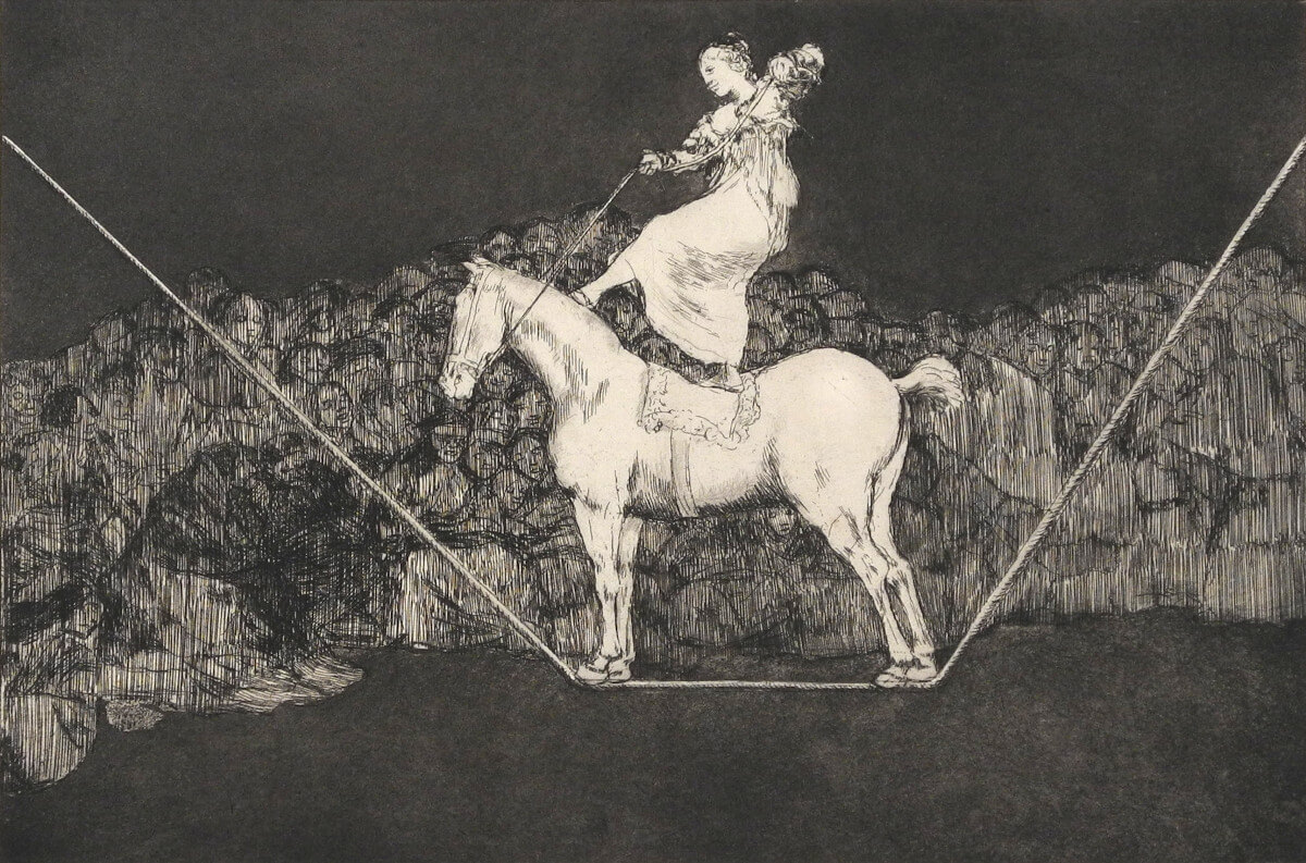 Francisco de Goya y Lucientes, Una reïna del circo