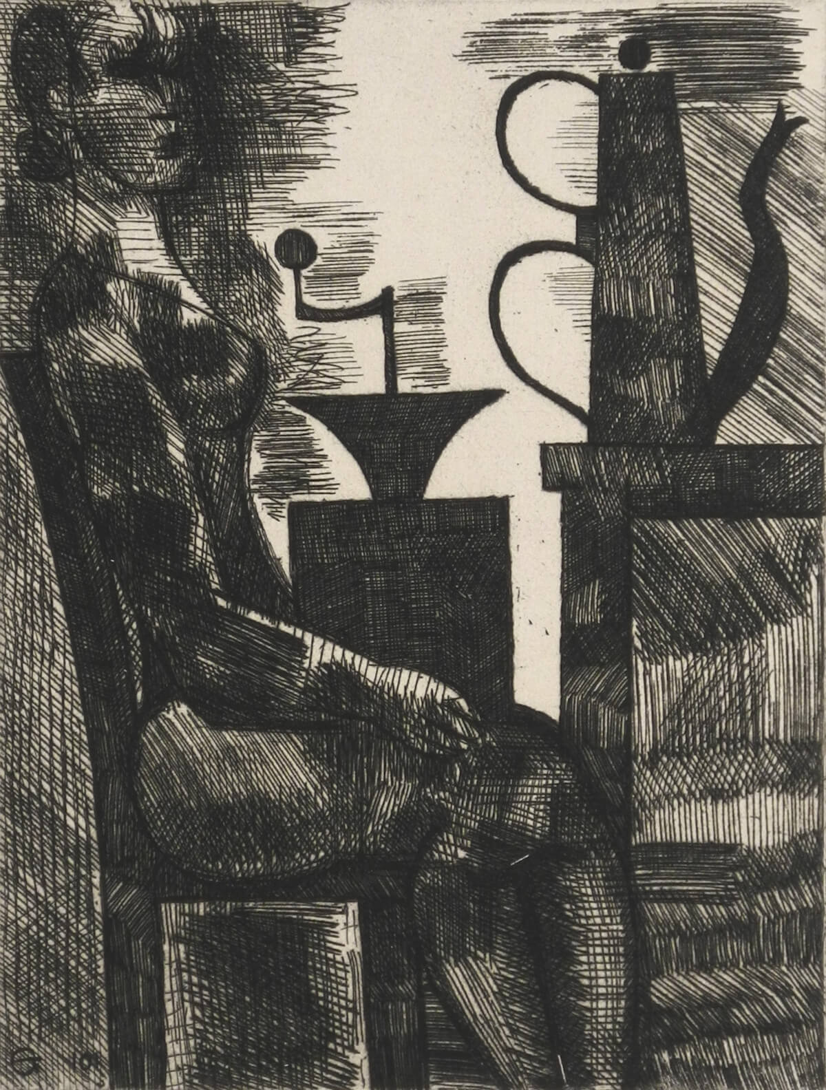 Marcel Gromaire, Le moulin à café