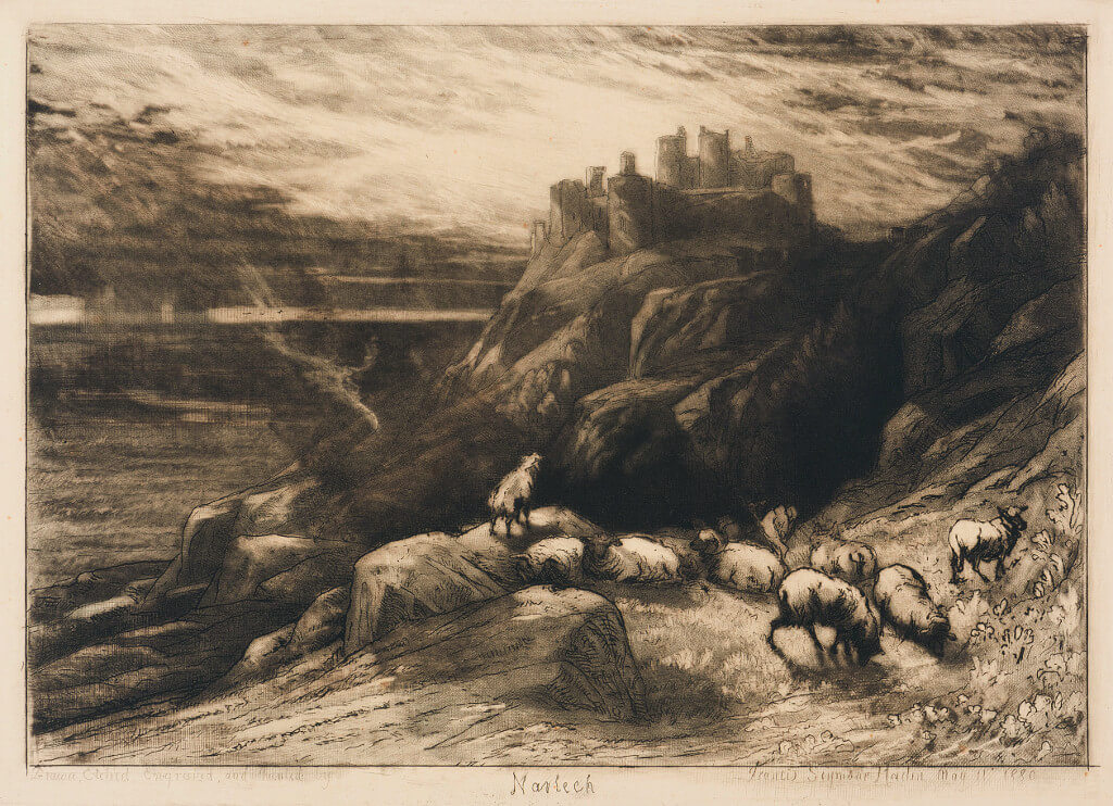 Sir Francis Seymour Haden, Harlech (seconde planche)