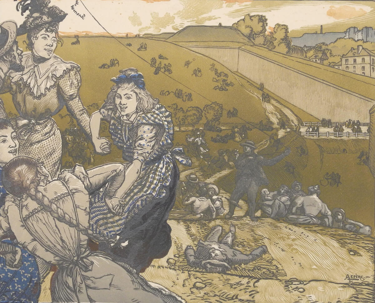 Auguste Lepère, Dimanche aux fortifs