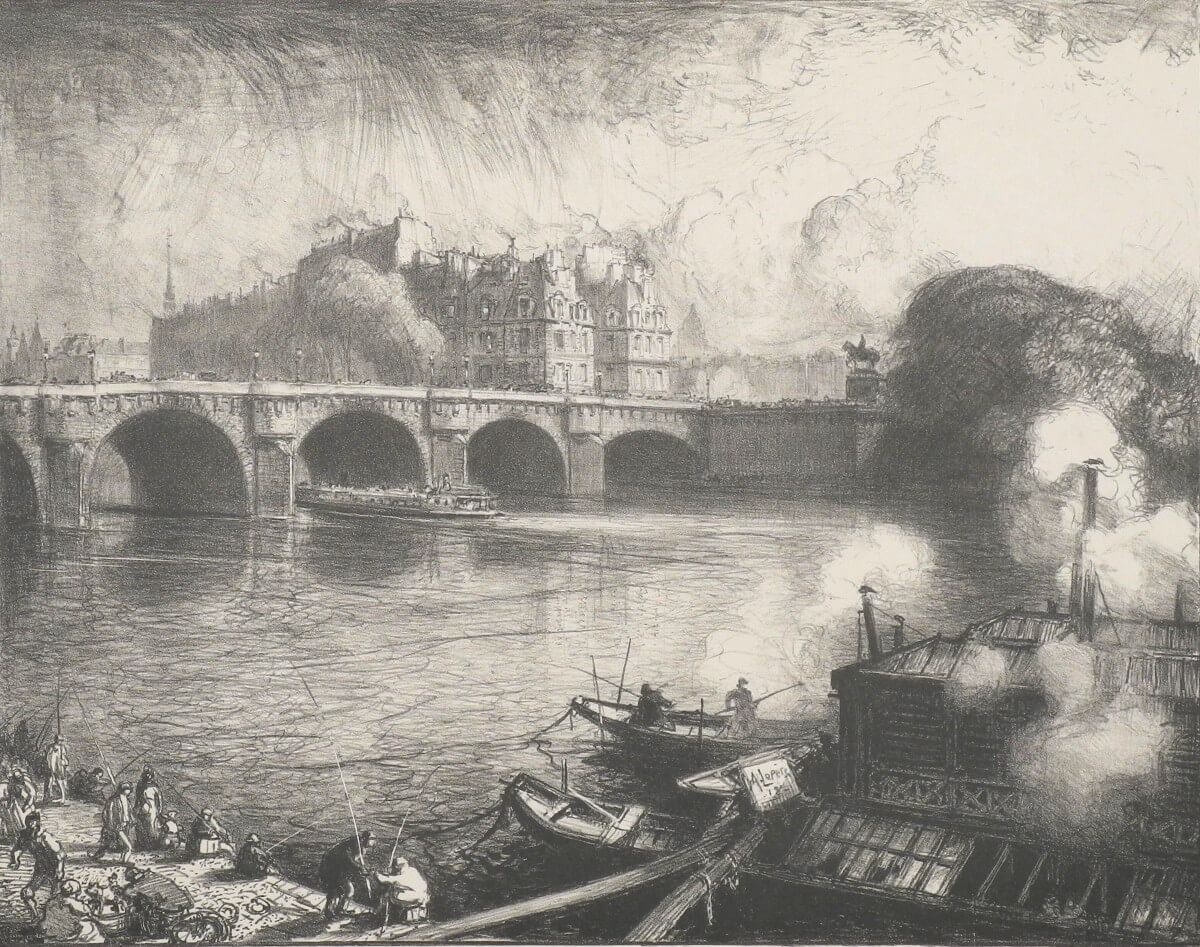 Auguste Lepère, Le Pont Neuf, Paris