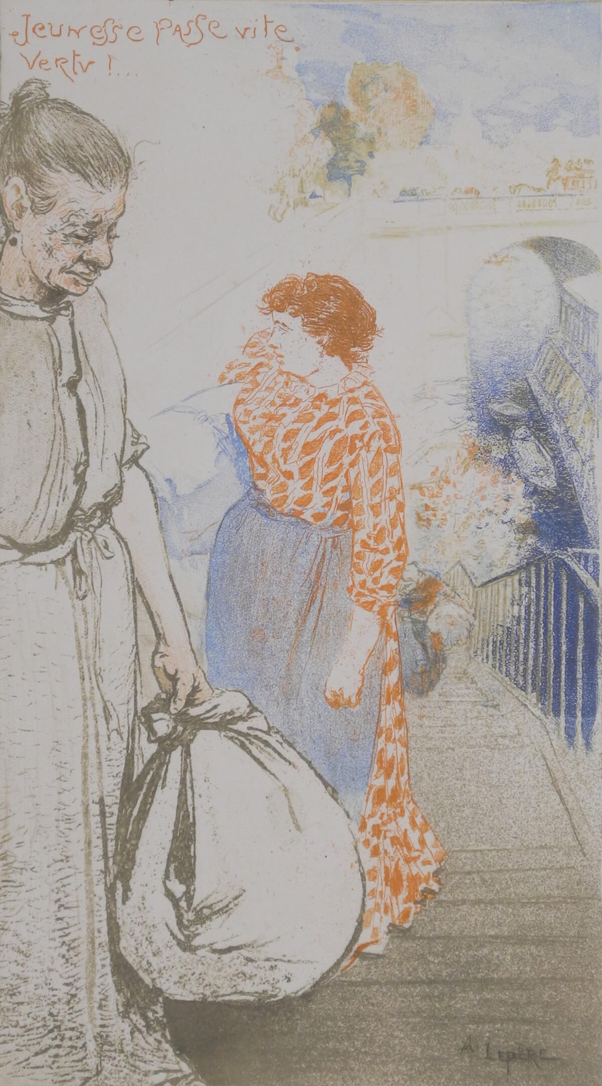 Auguste Lepère, Les laveuses