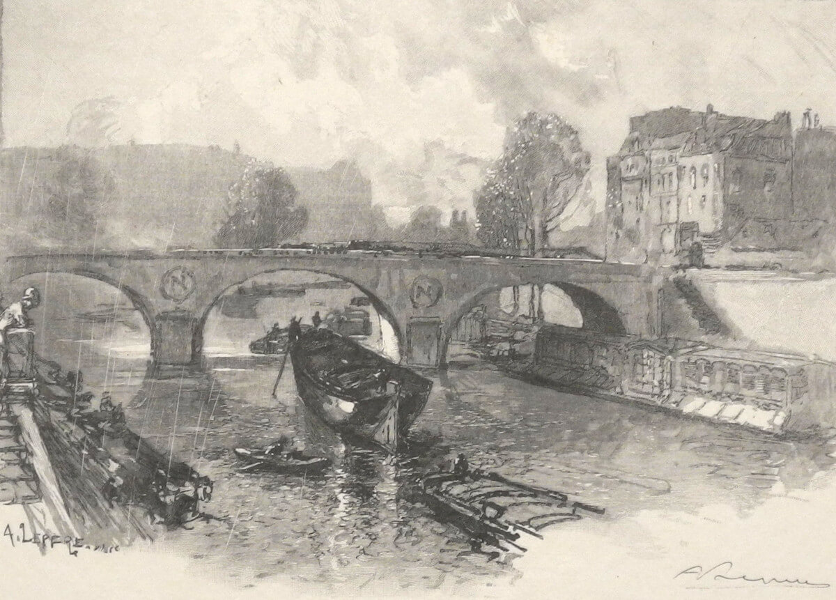 Auguste Lepère, Petit bras au pont Saint Michel