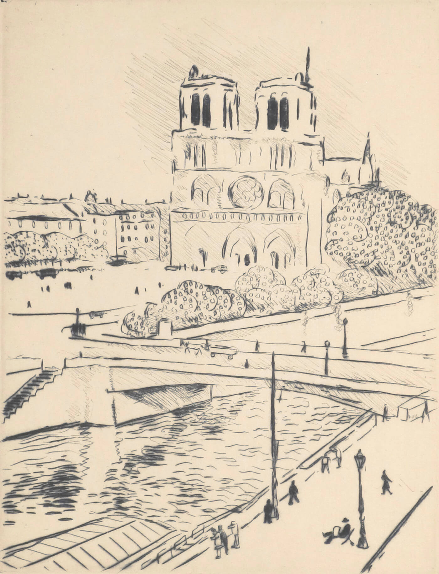 Albert Marquet, Notre Dame et le pont Saint Michel