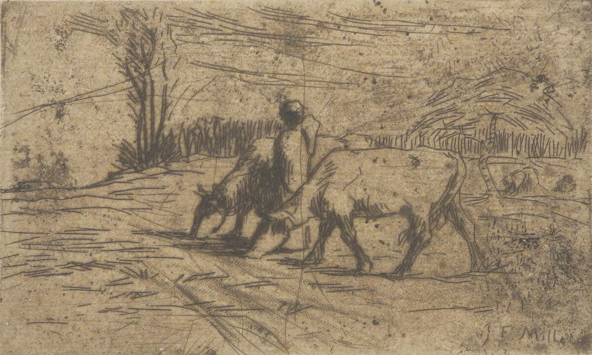 Jean-François Millet, Les deux vaches