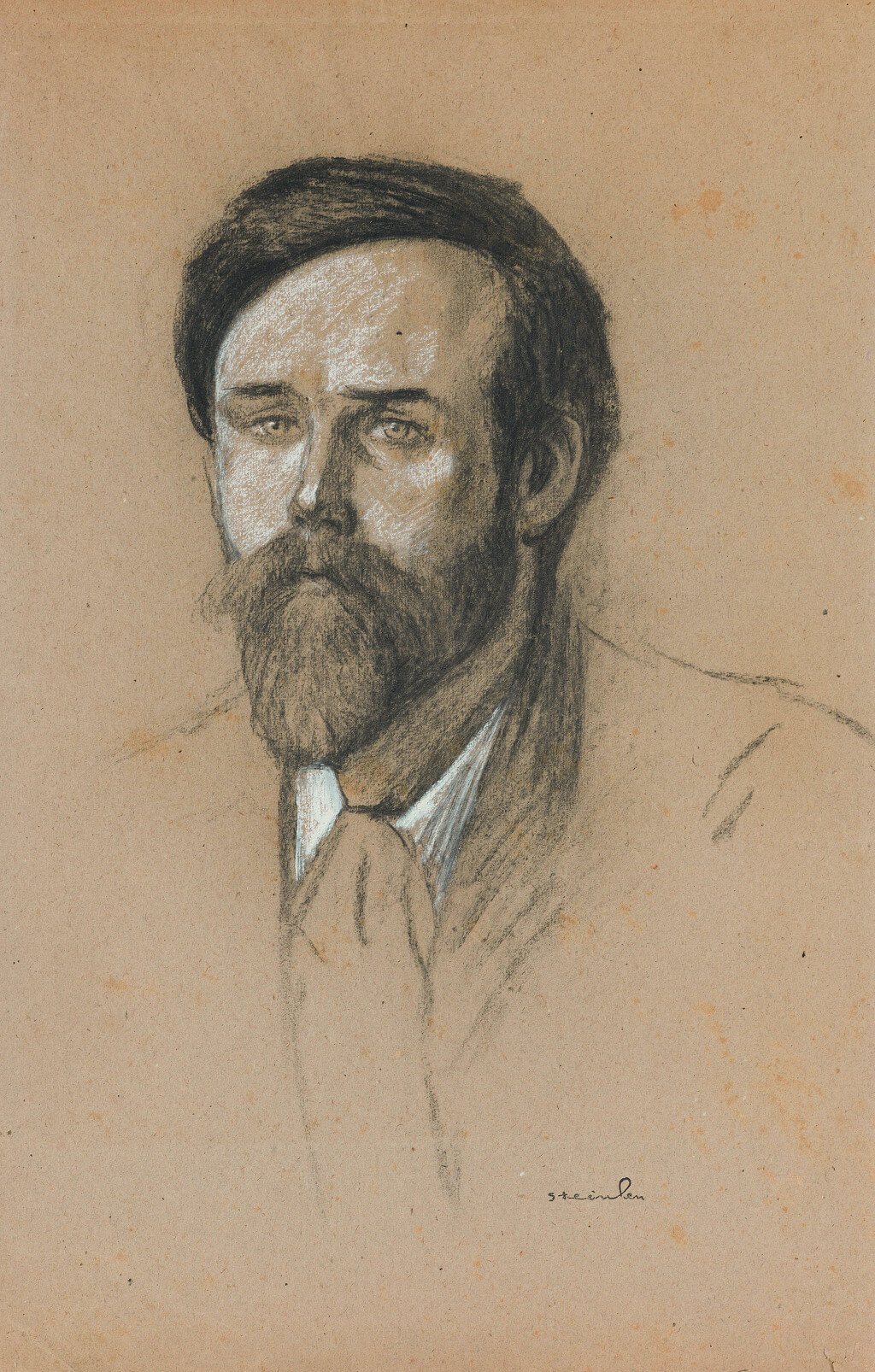 Théophile Alexandre Steinlen, Portrait de Pieter Dupont